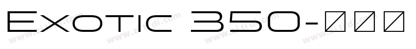 Exotic 350字体转换